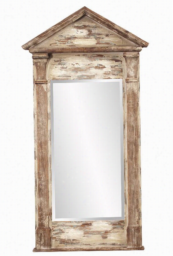 Elias Wall Mirror - 59""hx29""wx3.5""d, Weathered Natural