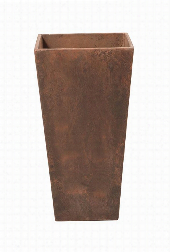 Ella Tall Planter - 1g.5, Sienna