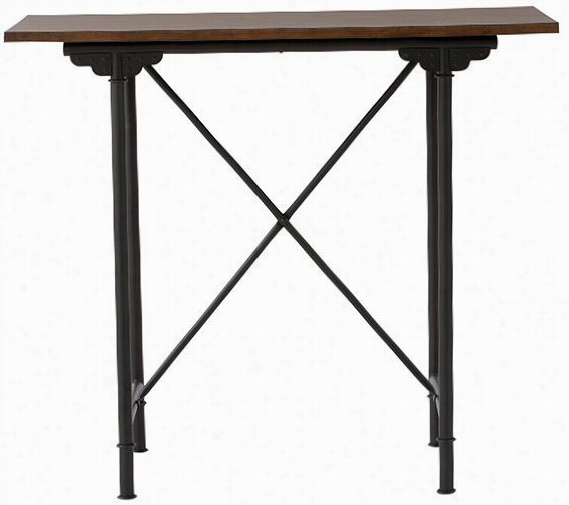 Hamilton Pub Table - 36""hx42""wx22""d, Brown