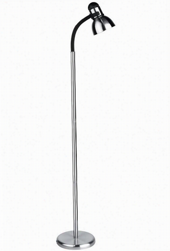 Henrik Floor Lamp - 57""hx10&uqot;"d, Ilver