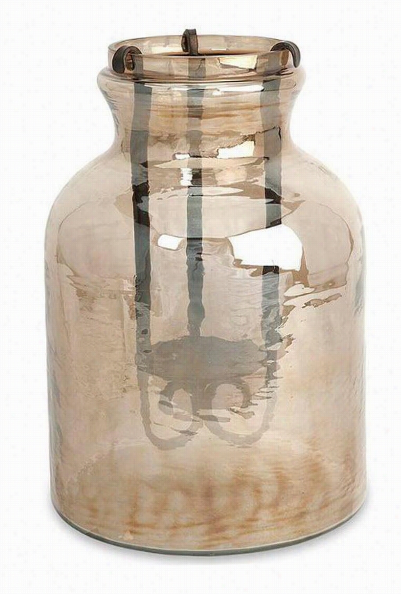 Jenay Jar Lantern - Small, Beige