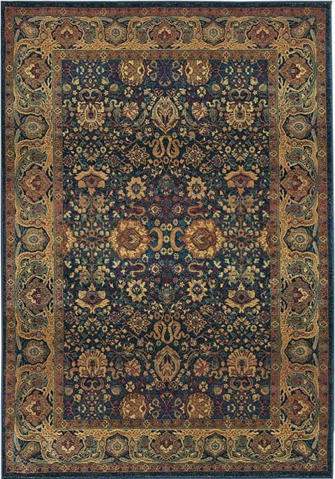 Oriental Weaverrs Exhilaration Area Rug - 5'3"&quoot;x7'6&quit;", Azure