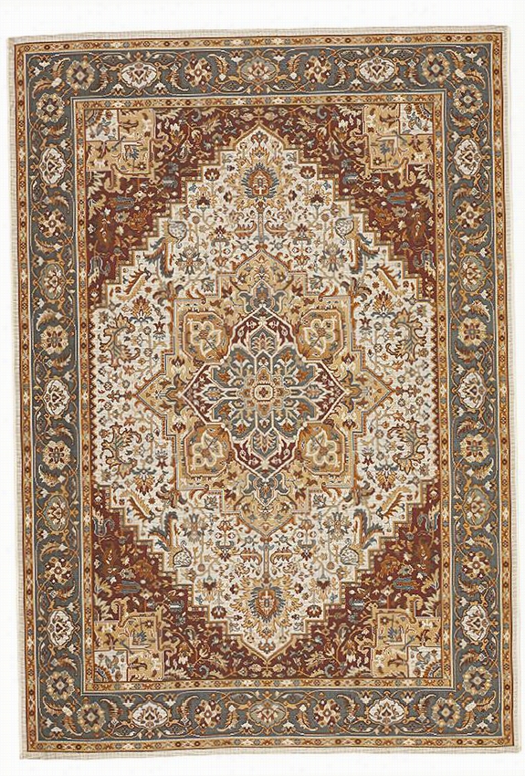 Picardy Area Rug - 2'7""x4'7"", Teal