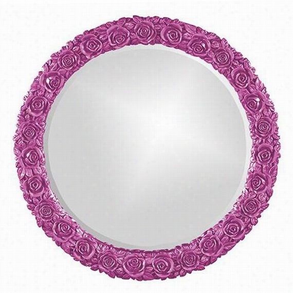 Primrose Mirror - 24&quoot;"hhx24"&quoot;wxx1""d, Hot Pink