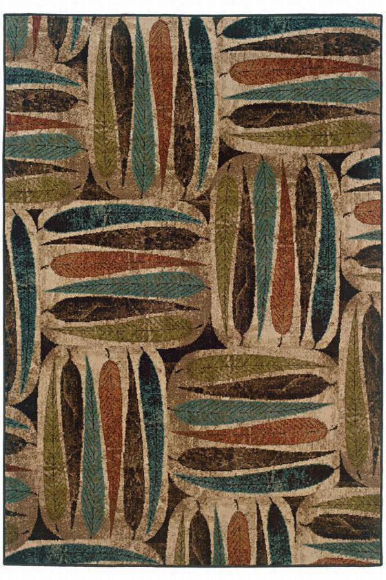 Profile Area Rug-  3'10"&quo;x5'5"", Multi