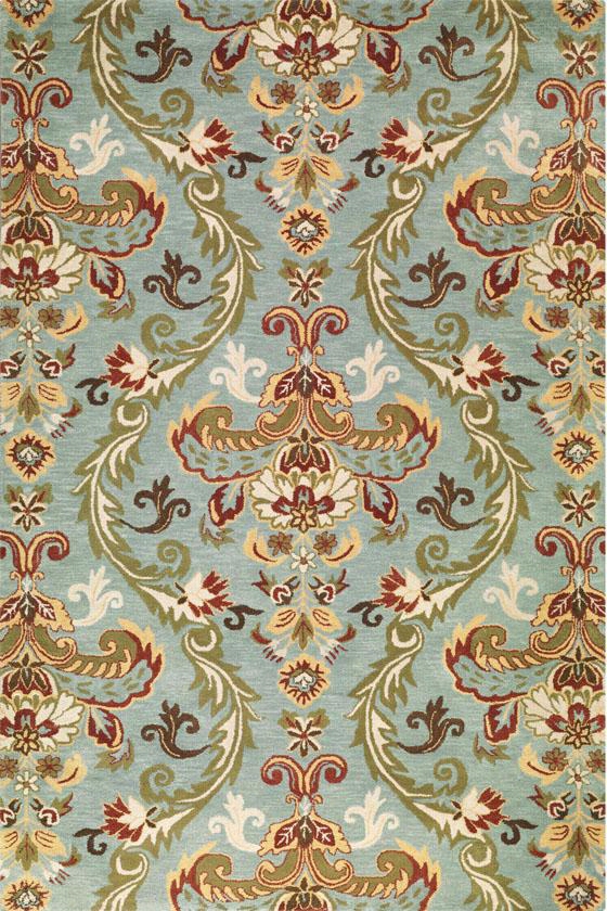 Raacgells Transitional Rug - 3'x5', Sea Blue