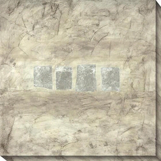 Relatively Ssilver Ii Canvas Wall Art - Ii, Gray