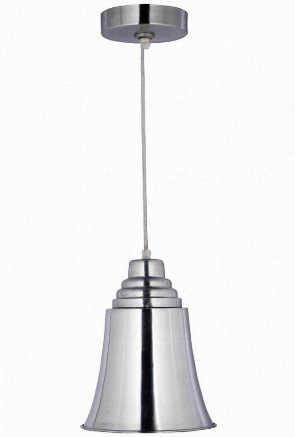 Spinnaker 1-light Mini Pendant-10""hx8""diameter, Greyy Steel