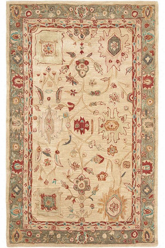 Tashir Area Rug - 6'x9', Beige