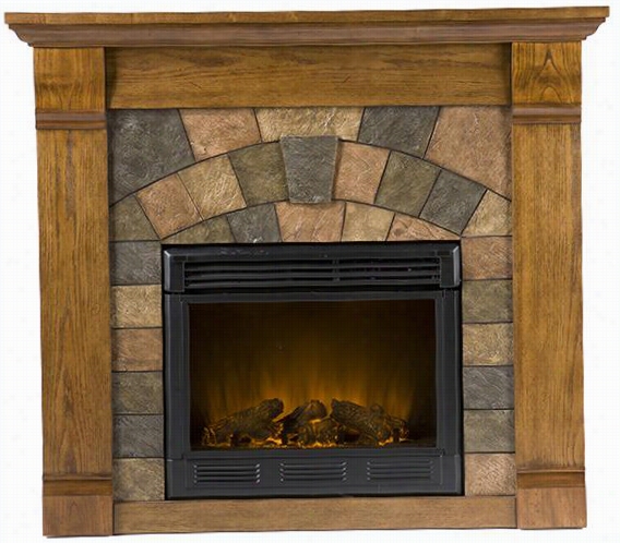 Willams Electri C Fireplace - Electric, Oak