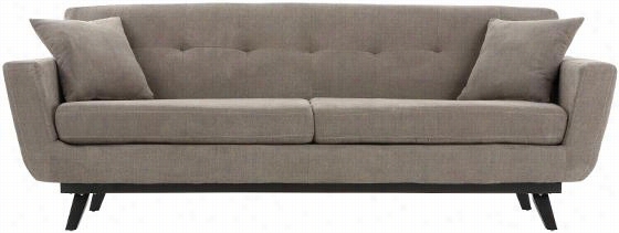 Ava Tufted Sofa - 32.5""hx85.5""ww, Chnlle Charcoal