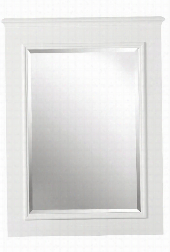 Belvedere Mirror - 32""hx24&q Uot;"wx1"quot ;d, White