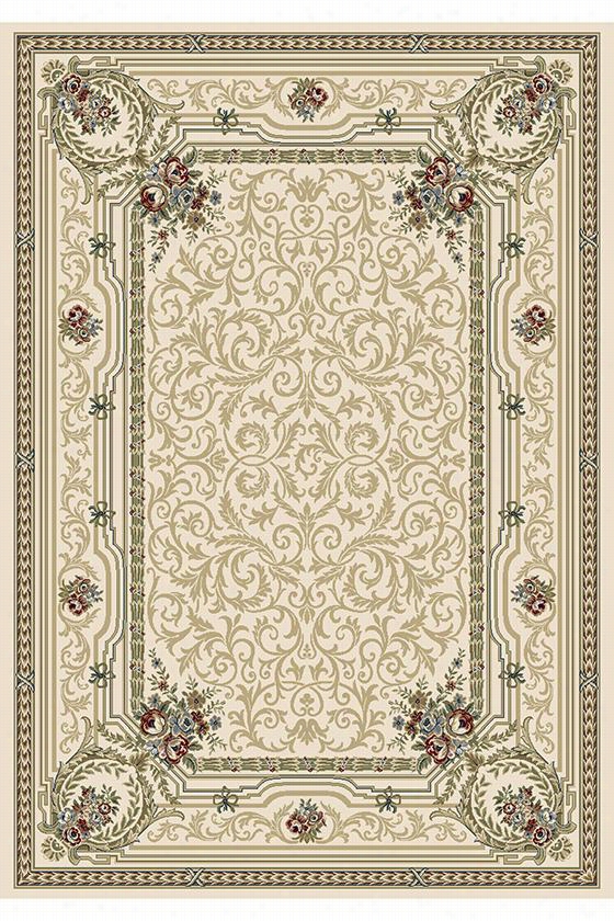 Bennett Area Rug - 5'3""x7'7"", Ivory