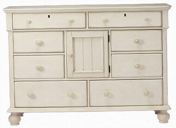 Carmel Dresser - 42.5&q Uot;"hx60""wx19""d, White