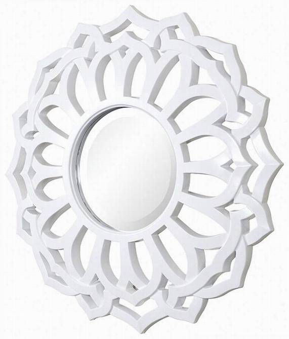 Casey Wall Mirror - 32hx32w, White