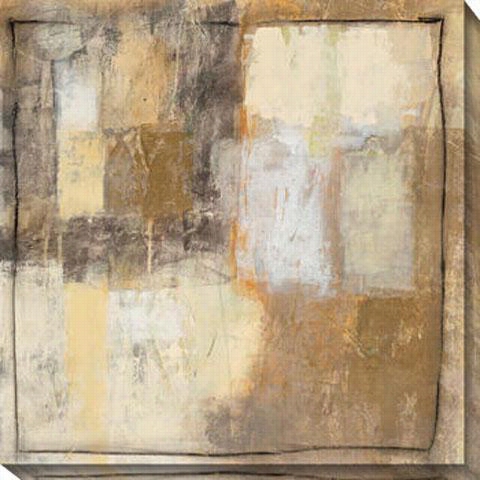 Convvolution I Canvss Walll Art - I, Beige