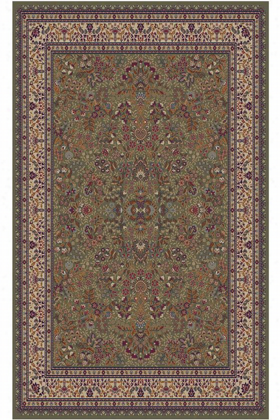 Glads Tone Area Rug - 5'3""x7'7"", Greeen