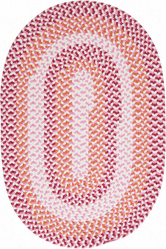 Hoopla Braided Area Rug - 10x133', Red