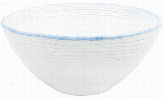 Lines Cereal Bowl - 10""diameter, Blue