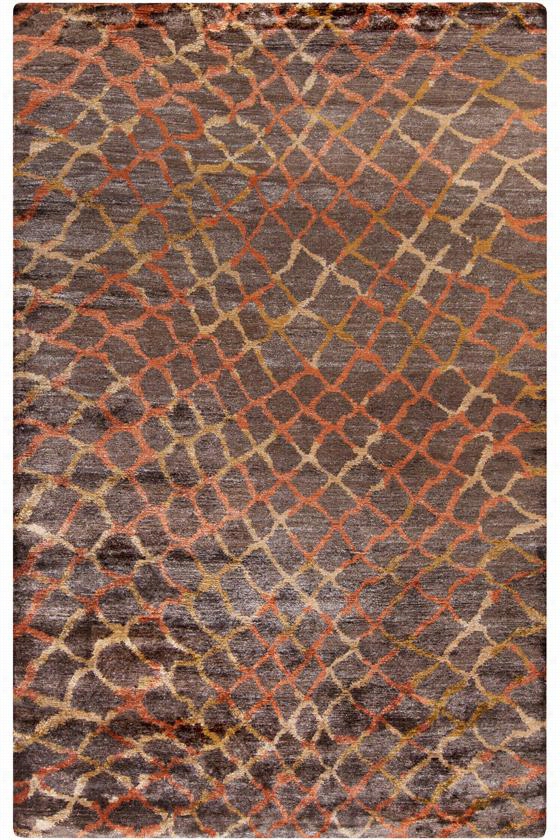 Loch Area Rug  - 5'x8', Chocolate Brown