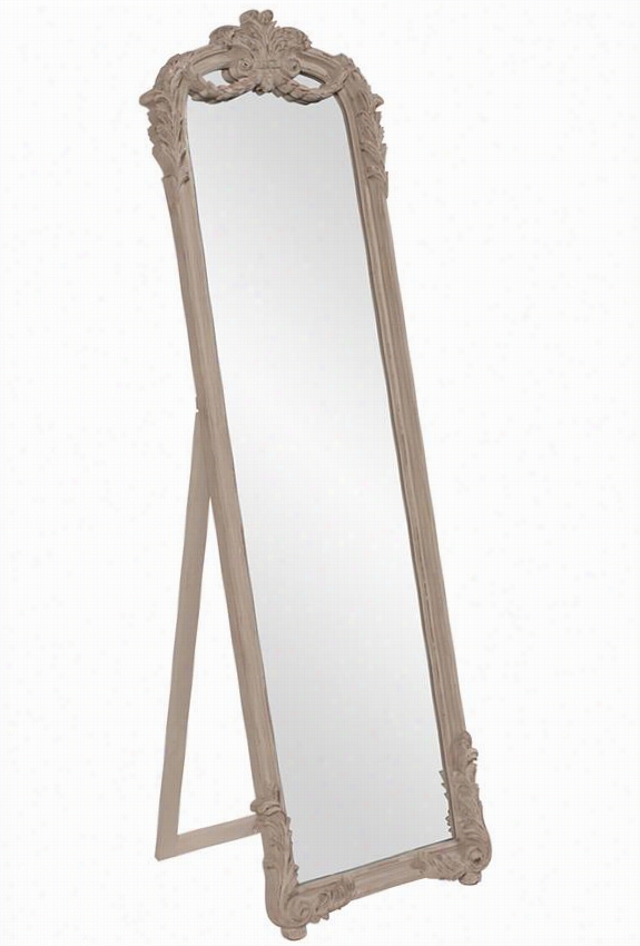 Motnicello Miror - 71""hx22""x3"&quoy;d, Distressed Taupe