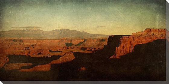 Morning View Across The Canyon Wall Art - 24""hx4&8quot;"wx1.5""d, John Salisbury