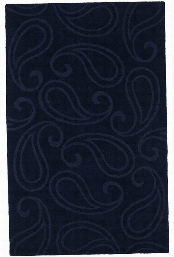 Mystify Area Rug - 9'6""x13'6"", Navy Blue