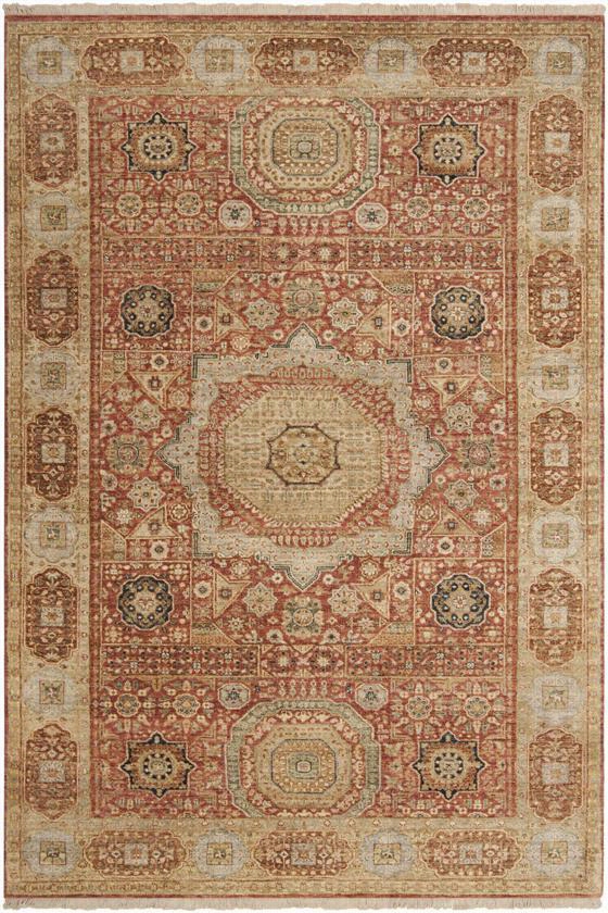 Payas Yard  Rug - 9'x13', Coral