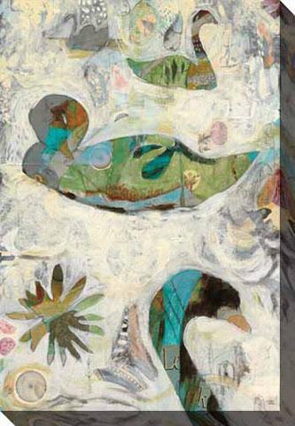 Pond Ii Canvas Wall Art - Ii, White