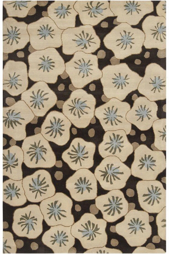 Shell Area Rug - 5'x8', Beige