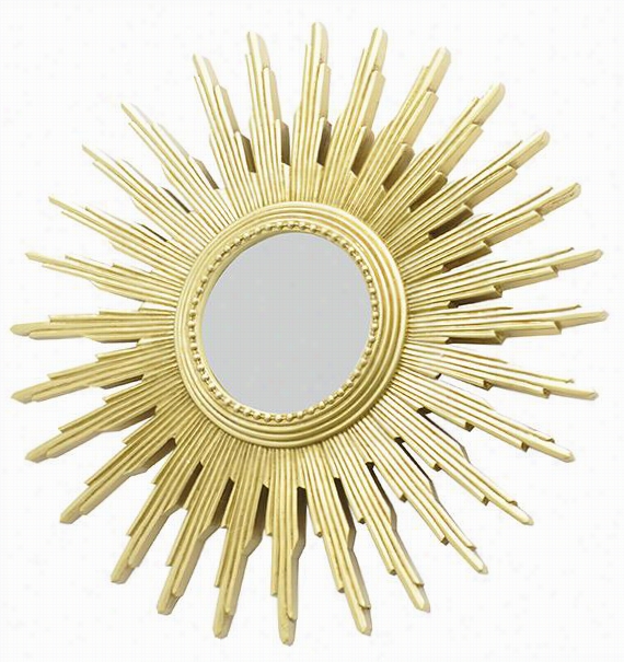 Soleil Wall Mirror - 17""diameterx1.25"&qu Ot;d, Gold