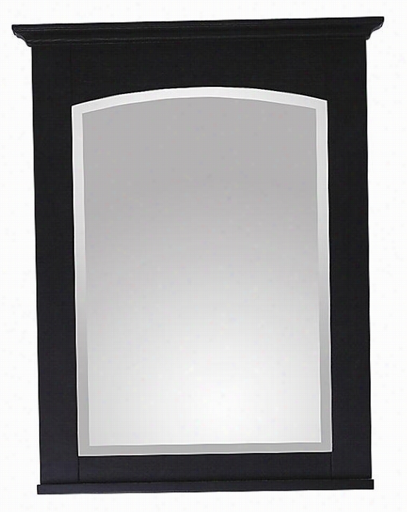 Stratton 24"" Mirror - 33""hx24""wx4""d, Black