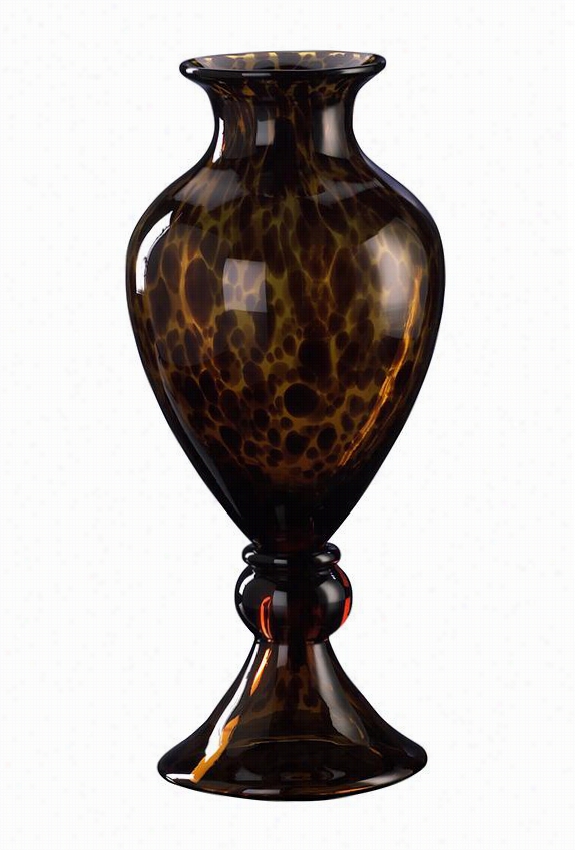 Tartaruga Unr Vase - 16""hx6"&uqot;diameterr, Brown