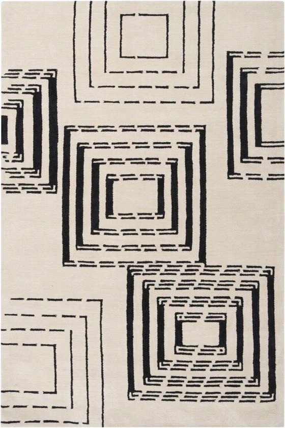 Treck Area Rug - 5'x7'6"", Ivory