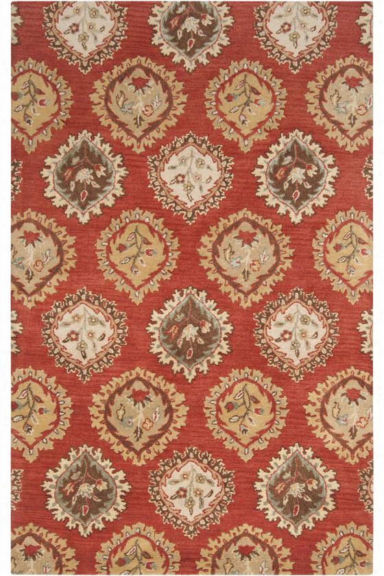 Warren Area Rug Ii - 9'x13', Coral