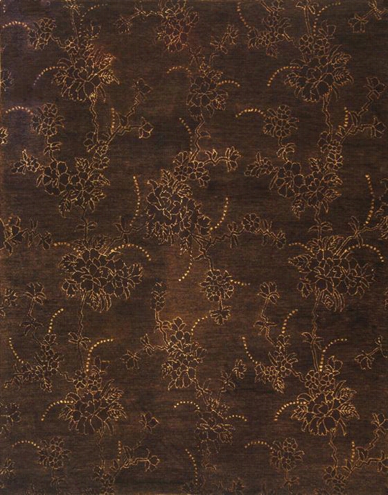 Watermark Area Rug - 9''6""x13'6"", Cola