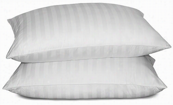 Whit E Down 500 Tc Pillow - Jumbo Medium, White