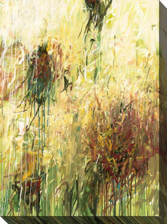 Wildflowers Ii Canvas Wall Skill - Ii, Green