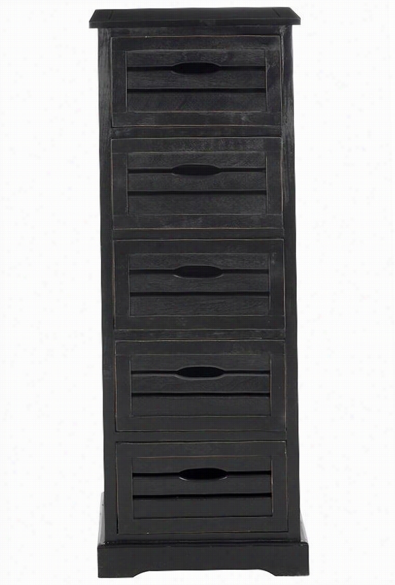 Zara 5-drawer Cabinet - 47&quo T;"wx17""dxx13""w, Dismal