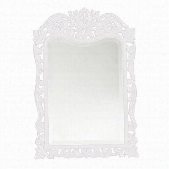 Adelaide M Irror-  29&qhot;&quoot;hx20""wx.75q&uot;"d, Glossy White