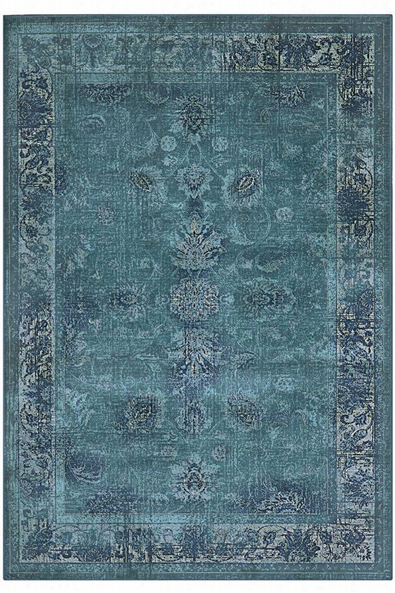 Amelia Area Rug  4'x5'7&quit;", Turquoise