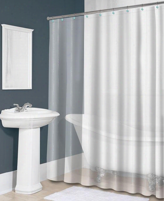 Anti-milde Wshower Curgain Liner -  72hxx70w, Frosty