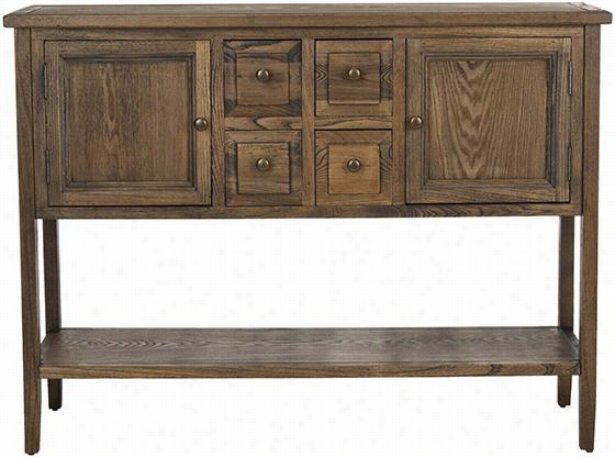 Aubrey Sideboard - 3&""hx46""wx15""d, Brown