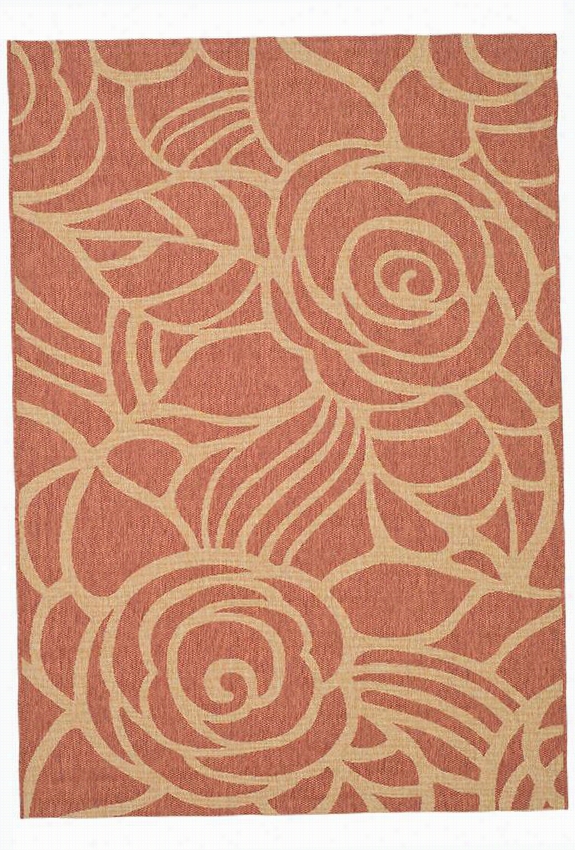 Begonia Area Rug - 2'3"& Quot;x6'7""runner, Rust/sand