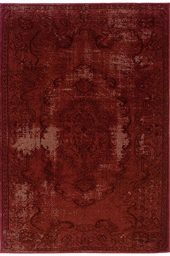 Belize Area Rug - 9'10""x12'10"", Red