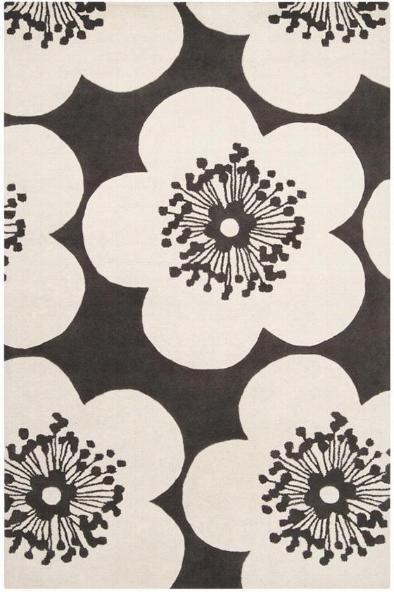 Botany Area Rug Ii - 2'x3', Dark Ssla Te Lue