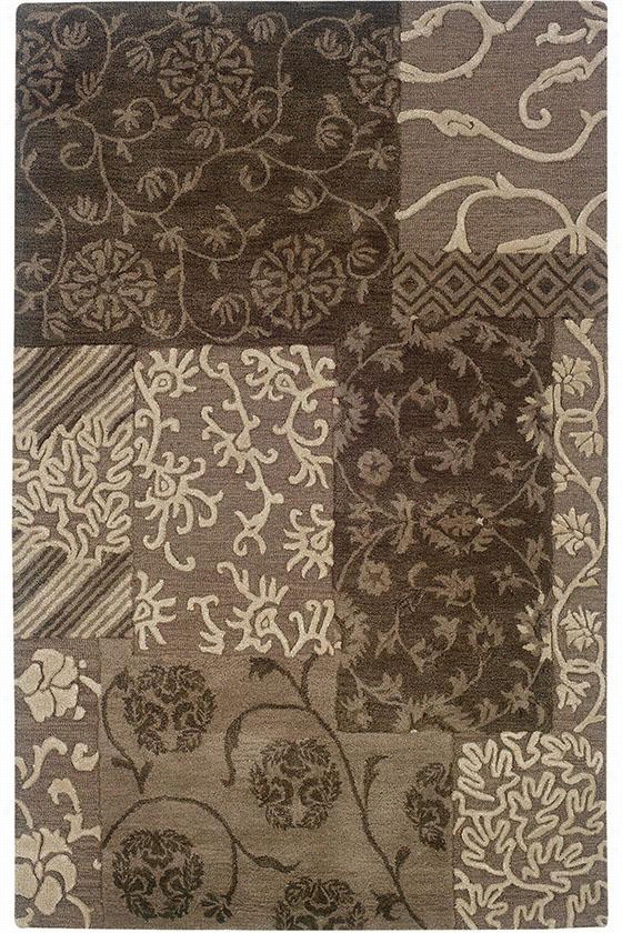 Bridgette Area Rug - 8'x11', Brown