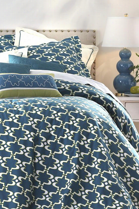 Cape Carle Y Bedding Set - Kkng, Peacock Blu E