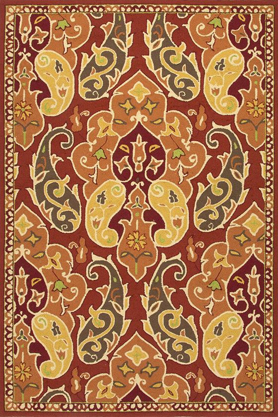 Carmen Area Rug - 2'x3', Pumpkin