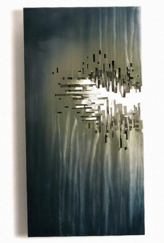 From The Depths Wall Sculpture - 19hx36wx3d, Multi